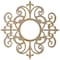 Ekena Millwork Dijon Wood Fretwork Pierced Ceiling Medallion, Birch, 30"OD x 9 3/4"ID x 1/4"T CMWP30X30X0250DIBI - alternate 4